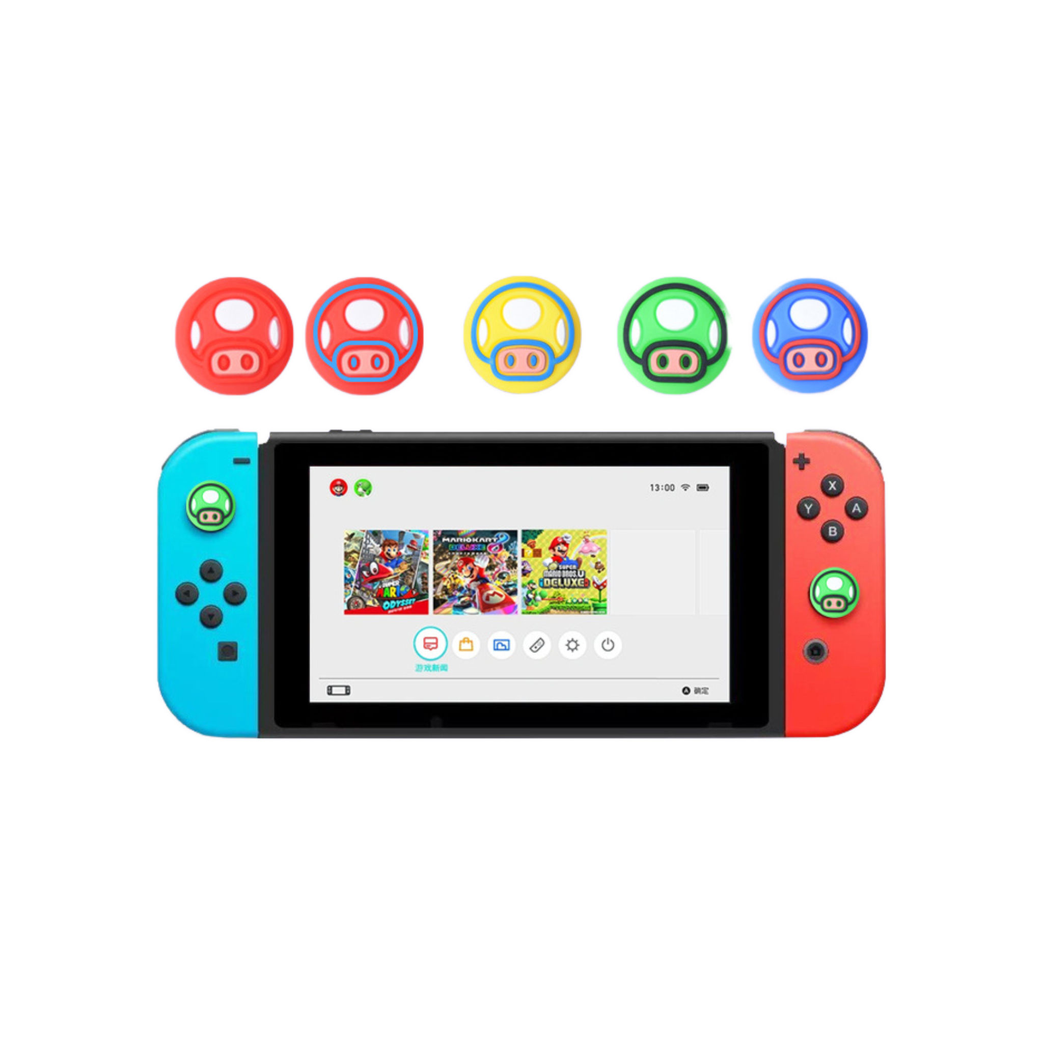 Núm bọc Analog cho tay cầm Nintendo Switch OLED / V2 / Lite - Phiên bản Mario icamp