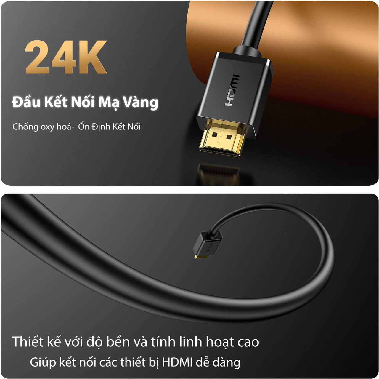 UGREEN HDMI Male to Female Cable 3m hỗ trợ 4K 2K Ugreen 10145