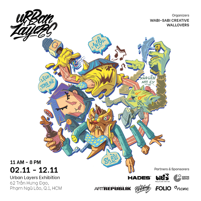 TRIỂN LÃM "URBAN LAYERS" GÓC NHÌN MỚI MẺ VỀ PHỐ THỊ SÀI GÒN CỦA NHỮN VIET ART STATION