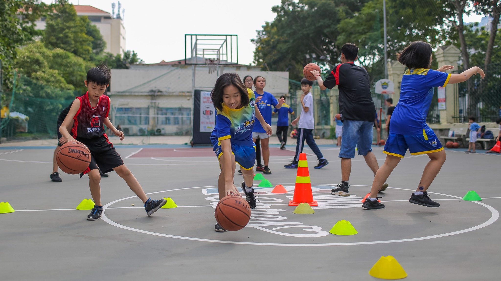 trung tâm đào tạo bóng rổ eballs dành cho trẻ em
