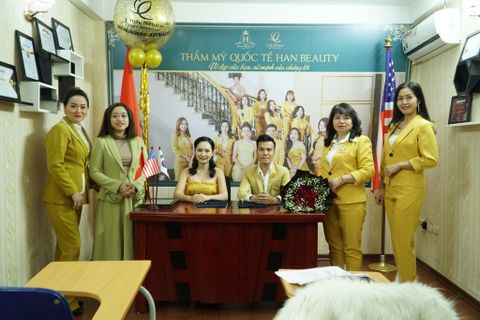 Linh Nham Group ký kết hợp tác với Viện thẩm mỹ quốc tế Han Beauty - Cơ sở phân phối mỹ phẩm Linh Nhâm thứ 101