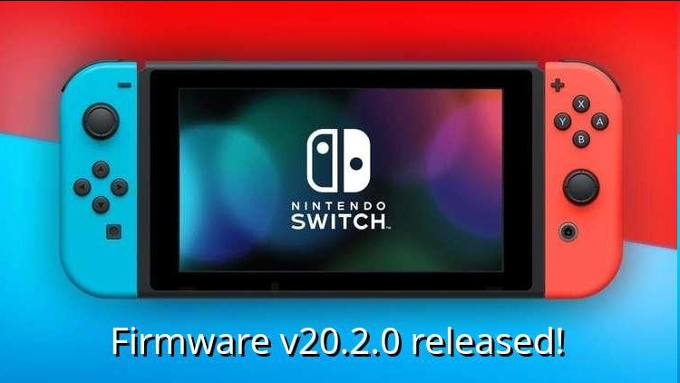 Phần mềm hệ thống Nintendo Switch phiên bản 20.2.0 đã được phát hành
