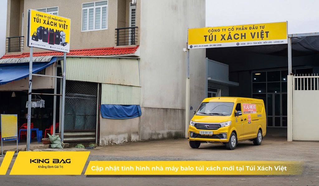Cập nhật tình hình nhà máy balo túi xách mới tại Túi Xách Việt