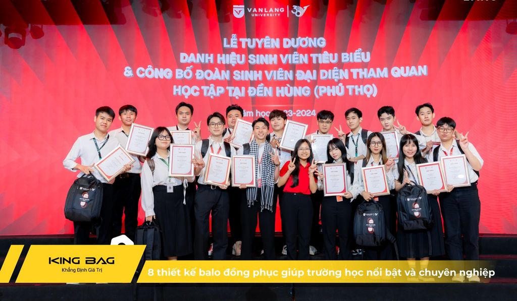8 thiết kế balo đồng phục độc đáo giúp trường học nổi bật và chuyên nghiệp