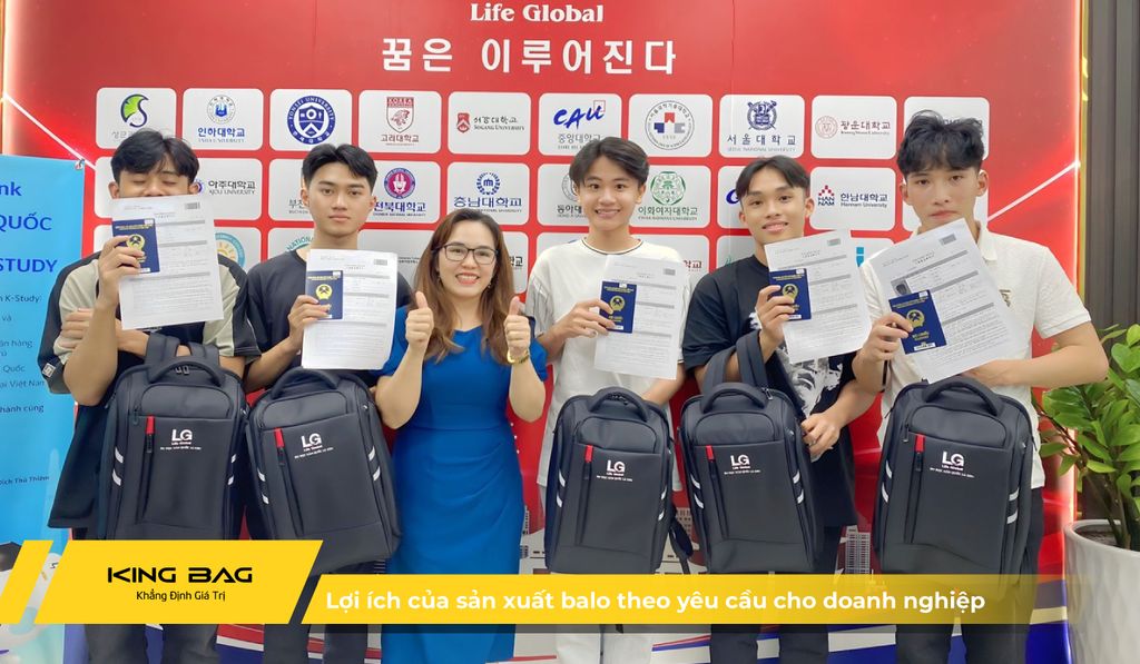 Lợi ích của sản xuất balo theo yêu cầu cho doanh nghiệp