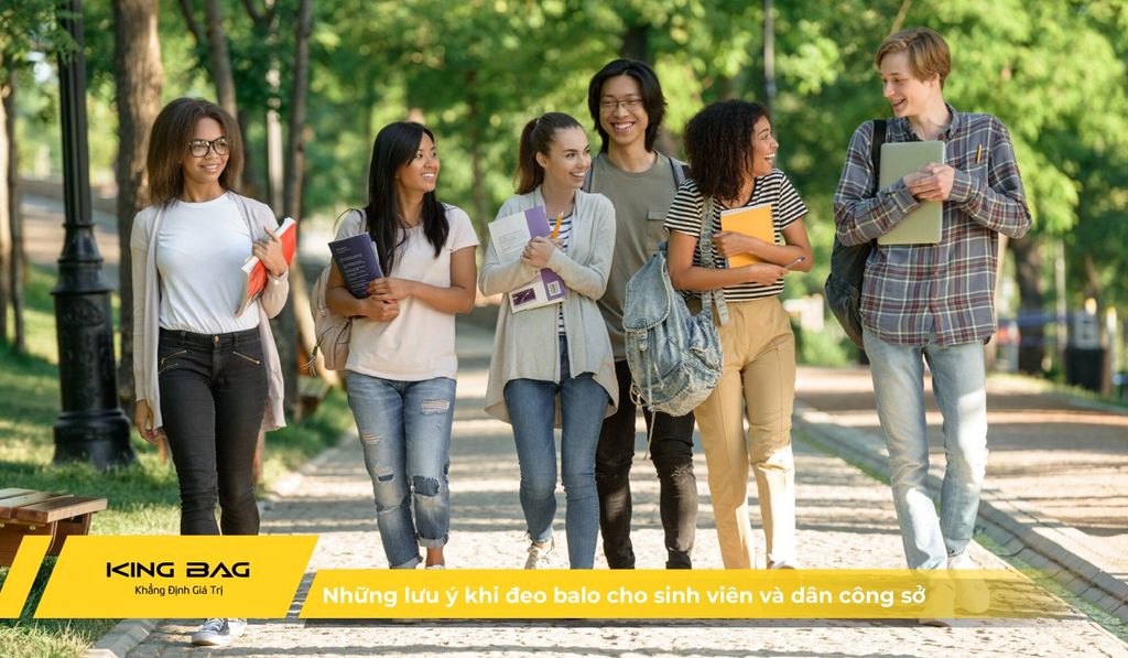 Những lưu ý khi đeo balo cho sinh viên và dân công sở