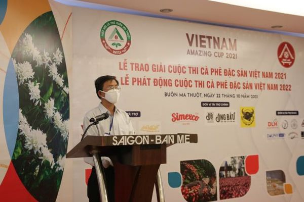 Lễ trao giải cuộc thi cà phê đặc sản Việt Nam 2021 và Phát động cuộc thi cà phê đặc sản Việt Nam 2022