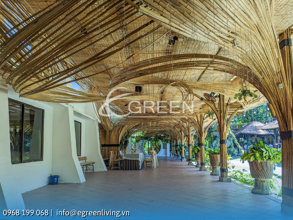 Kiến trúc nhà tre, vẻ đẹp tinh tế của nhà tre Egreen Living