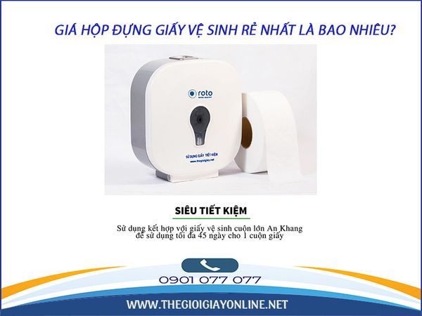 Giá Hộp Đựng Giấy Vệ Sinh Rẻ Nhất Là Bao Nhiêu?