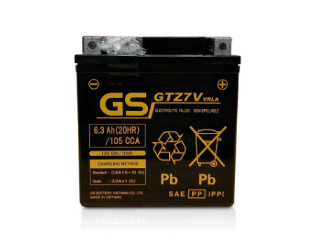 bình ắc quy zin dùng cho xe nvx gs gtz7v (12v-6.3ah)