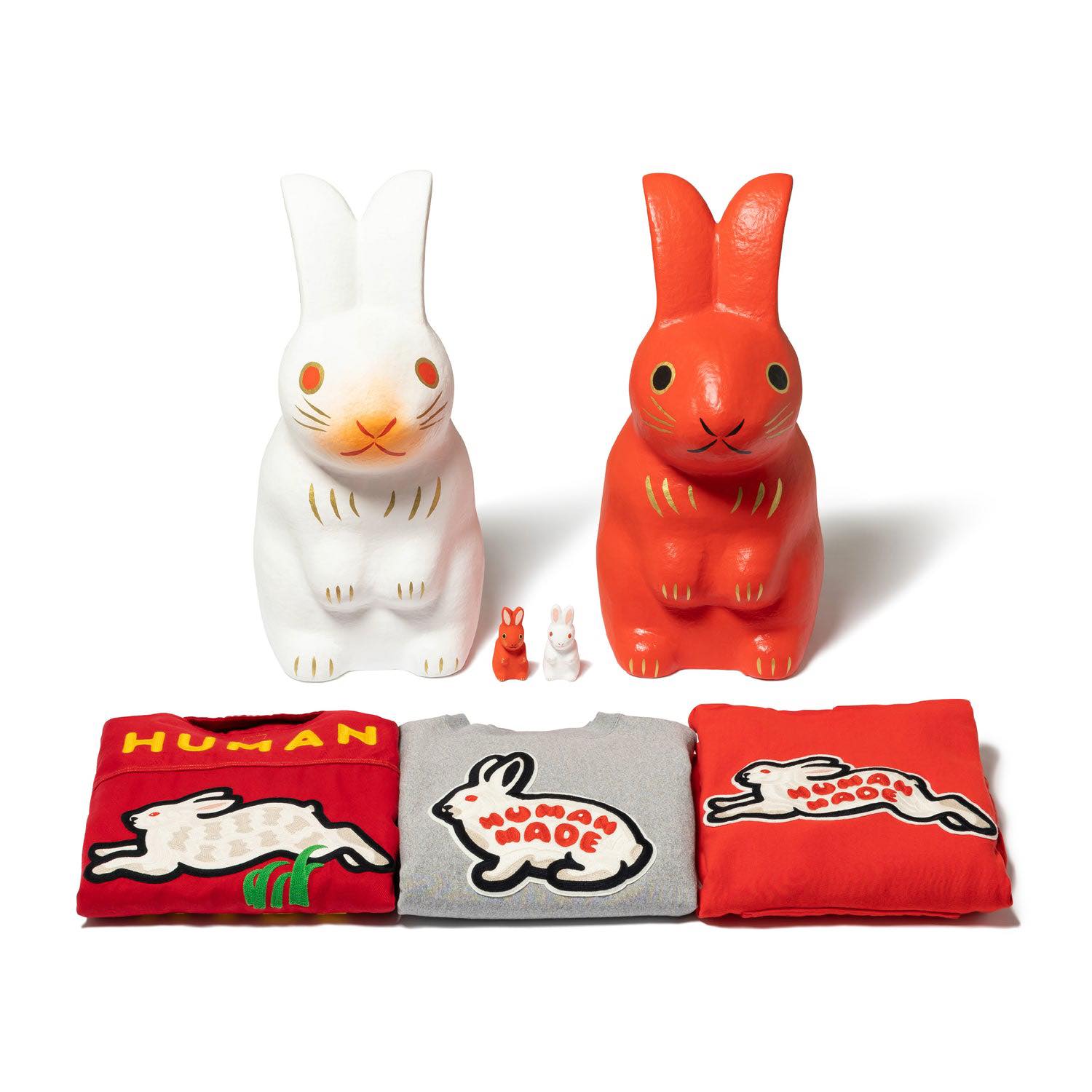 置物 human made RABBIT HARIKO FIGURE SMALL human made RABBIT HARIKO FIGURE SMALL