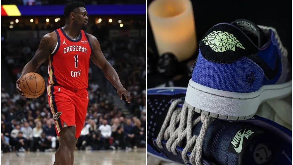 Zion Williamson chuẩn bị trở lại với Air Jordan 1 Low OG “Voodoo” phiên bản mới