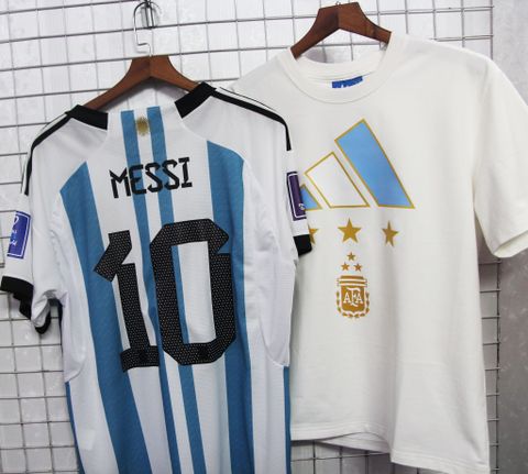 Giới thiệu bộ sưu tập áo thun nhà vô địch World Cup 2022 của Argentina siêu đẹp có mặt tại shop