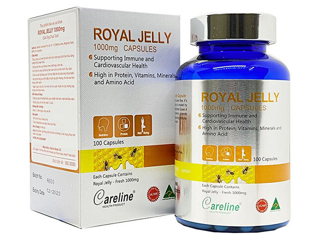 Royal Jelly Careline chứa sữa ong chúa tươi 100% từ thiên nhiên