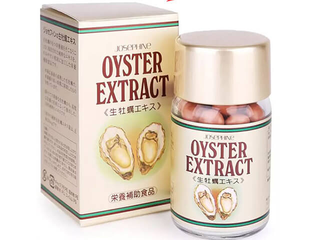 Tinh dầu hàu tăng cường sinh lực nam Josephine Oyster Extract Nhật Bản 90 viên chính hãng là chiết xuất 100% hàu sống nguyên chất