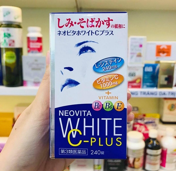Viên uống trắng da Neovita White C Plus 240 viên Nhật Bản