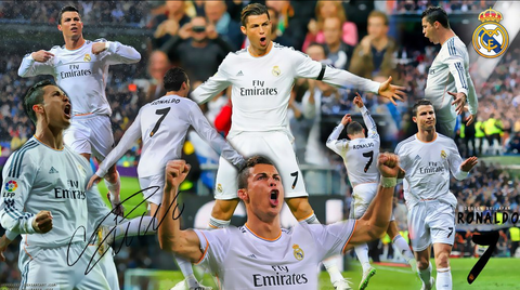 Toàn bộ áo đấu sân nhà của Real Madrid trong khoảng thời gian Ronaldo khoác áo.