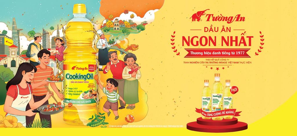 Viện Kỷ lục đề cử Best Việt Nam (Best Plus): Sản phẩm nội địa bán chạy tại Việt Nam (2019 - 2020) - Phần 16 - TƯỜNG AN: Thương hiệu dầu thực vật lâu đời bán chạy nhất Việt Nam