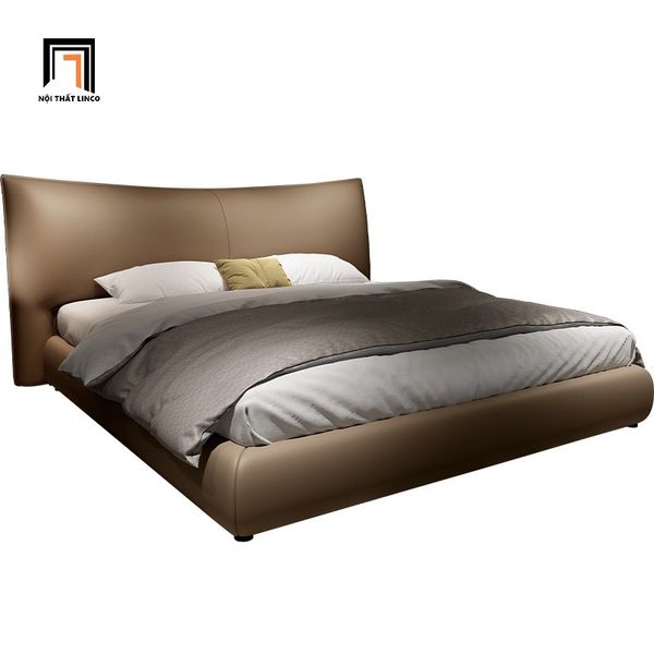 giường, giường ngủ, giường bọc da hiện đại, giường ngủ 1m6 x 2m, giường ngủ sang trọng