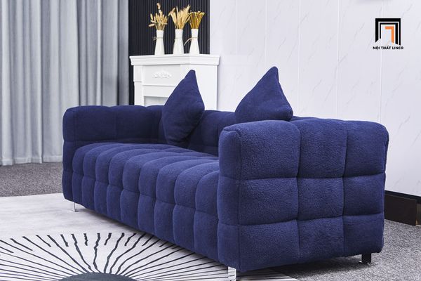 sofa băng, sofa văng, ghế sofa vải lông cừu, sofa 2m, sofa màu xám đậm, ghế sofa cao cấp, sofa cho sảnh chờ