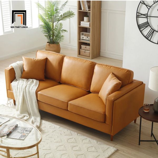 sofa, ghế sofa, sofa băng, sofa văng, ghế sofa băng bọc da, sofa da 2m, sofa 3 nệm ngồi, ghế sofa giá rẻ