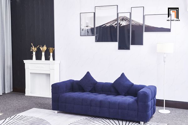 sofa băng, sofa văng, ghế sofa vải lông cừu, sofa 2m, sofa màu xám đậm, ghế sofa cao cấp, sofa cho sảnh chờ