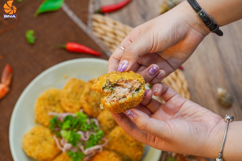 chả tôm ốc hương