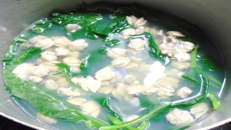ngao nấu canh