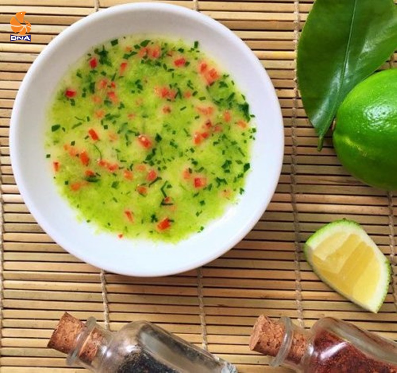 nước mắm chấm ốc luộc