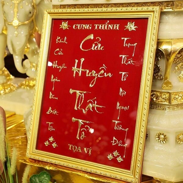 Cửu huyền thất tổ là gì? Bàn thờ, mâm cúng Cửu huyền thất tổ