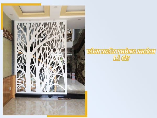 Top 10+ mẫu vách ngăn phòng khách và bếp đẹp nhất 2023