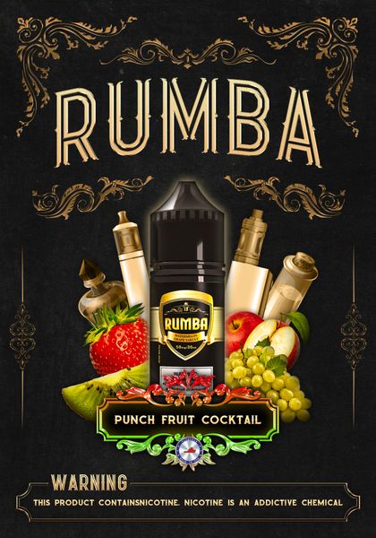 Tinh dầu Salt Nicotine Rumba Punch Fruits Cocktail