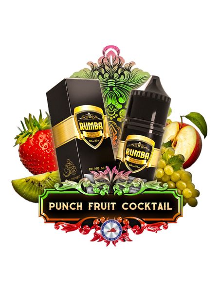 Tinh dầu salt nic Rumba Punch Fruit Cocktail: Cocktail trái cây lạnh