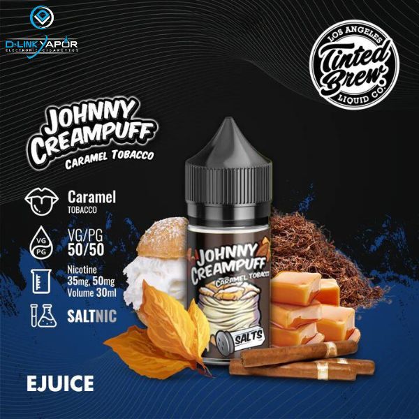 Tinh dầu Salt Nic Johnny Creampuff Caramel Tobacco 30ml