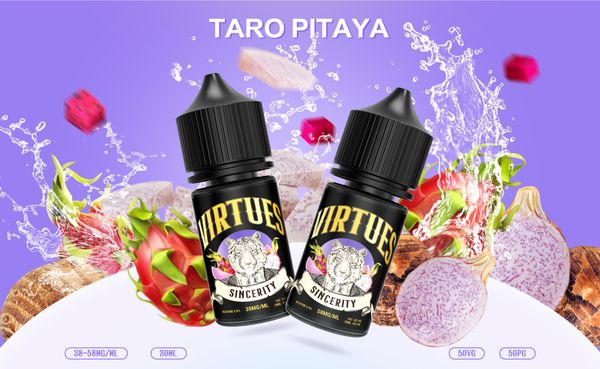 Tinh dầu Salt Nic Virtues Khoai môn thanh long (Taro Pitaya) - Sincerity