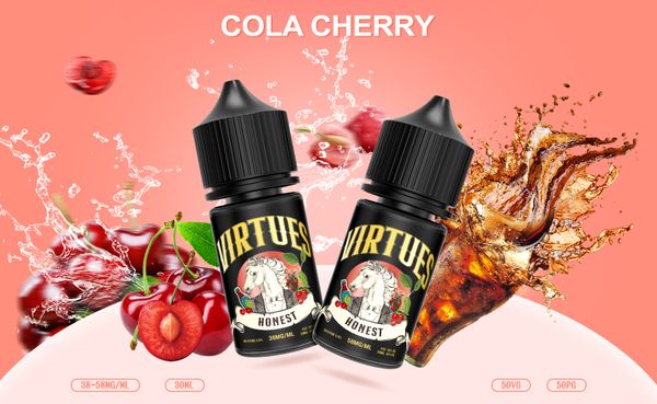 Tinh dầu Salt Nic Virtues Cola cherry - Honest: