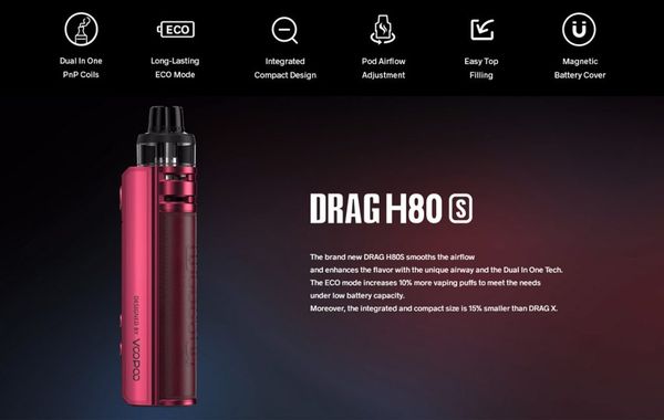 Drag H80 S Kit có chức năng nâng cấp phần mềm