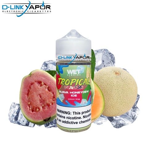 Wet Liquids - Tropical Fusion Guava Honeydew Ice (Ôỉ Dưa Lưới Lạnh) Freebase 100ml