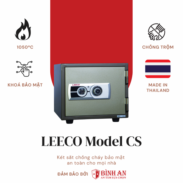 Két sắt LEECO CS (45kg) Nhập Khẩu Chính Hãng Thái Lan