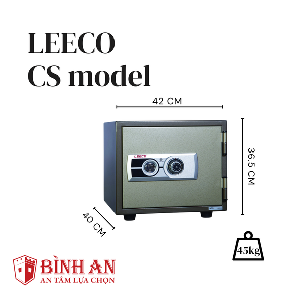 Két sắt LEECO CS (45kg) Nhập Khẩu Chính Hãng Thái Lan