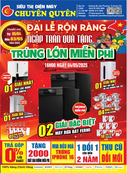 CHUYÊN QUYÊN KHỞI ĐỘNG ĐẠI LỄ ƯU ĐÃI 1 TỶ ĐỒNG – SĂN HÀNG TRÚNG LỚN
