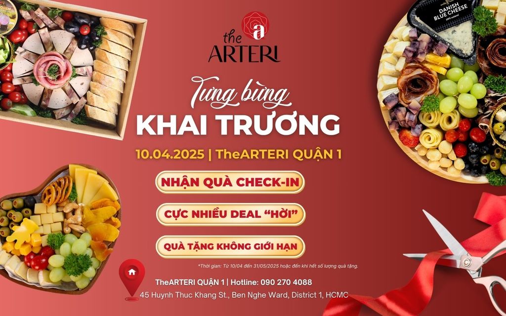 Tưng Bừng Khai Trương - Ưu Đãi Ngập Tràn Tại TheARTERI Tưng Bừng Khai Trương - Ưu Đãi Ngập Tràn Tại TheARTERI