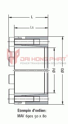 Khớp Khóa Trục MAV 6901 Đại Hồng Phát