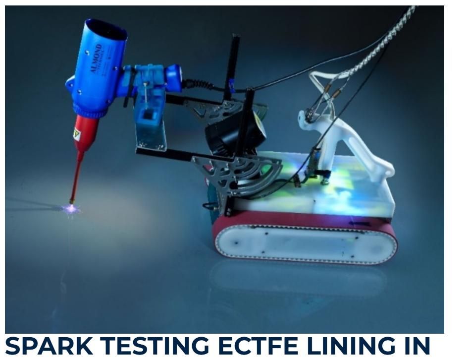 Kiểm Tra Lớp Lót Nhựa ECTFE Bằng Thiết Bị Buckleys – Giải Pháp An Toàn Và Hiệu Quả