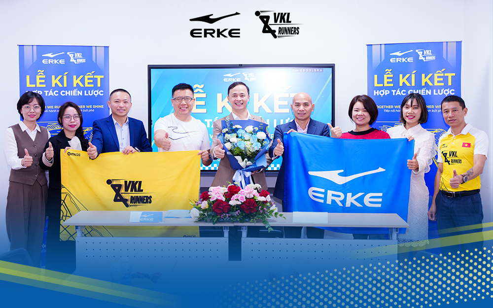 LỄ KÝ KẾT HỢP TÁC CHIẾN LƯỢC GIỮA ERKE và VKL RUNNERS 2025