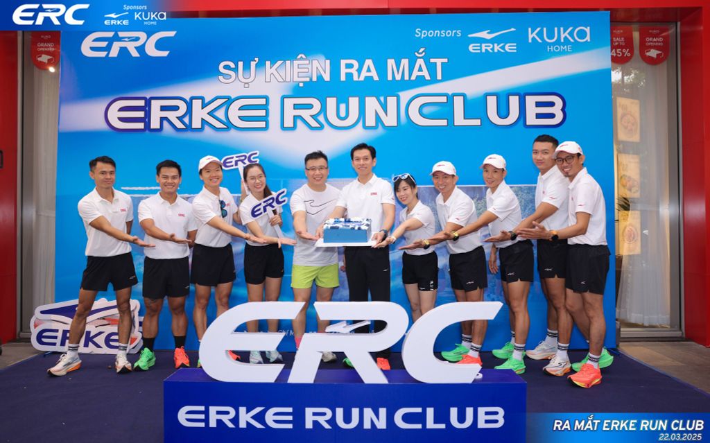 ERKE RUN CLUB RA MẮT CỘNG ĐỒNG CHẠY BỘ TẠI KHU ĐÔ THỊ SALA TP.HCM