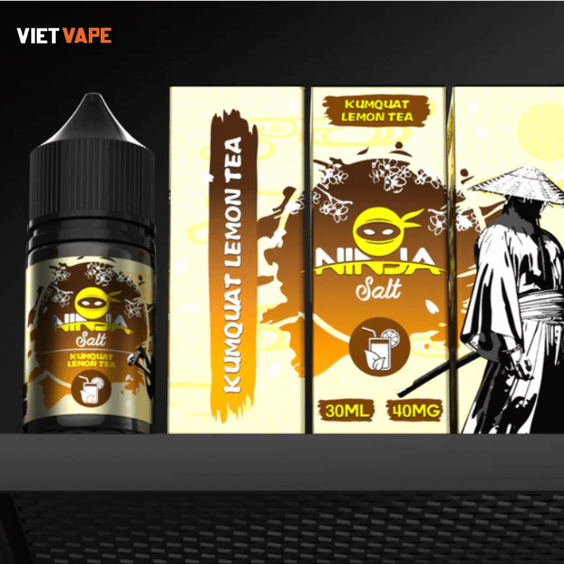 Ninja KumQuat Lemon Tea Salt Nic 30ml Tinh Dầu Vape Tốt