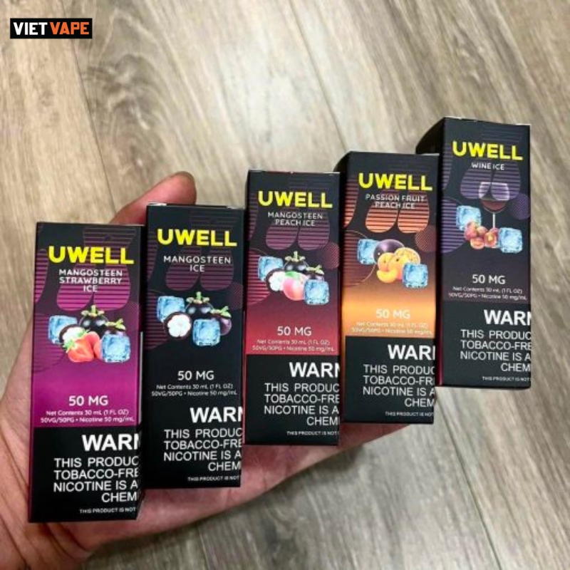 Uwell Mangosteen Peach Ice Salt Nic Ml Tinh D U Vape