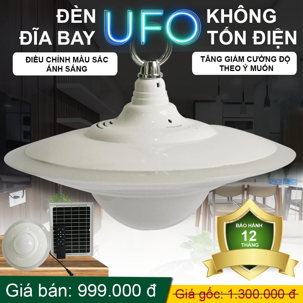 Đèn treo đĩa bay năng lượng mặt trời UFO-Mẫu đèn trang trí ấn tượng độc đáo