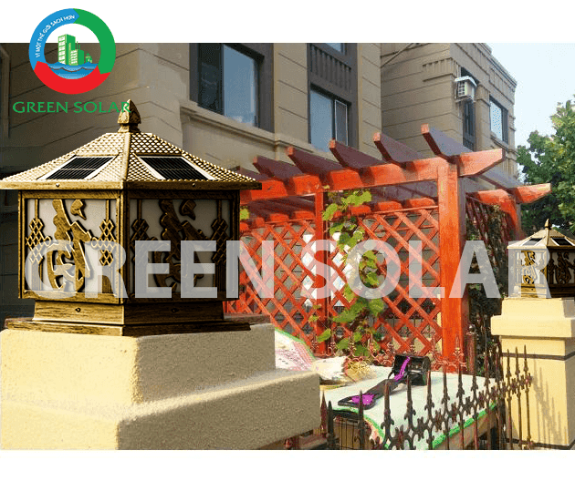Đèn trụ cổng chữ Phúc –Phúc lộc đầy nhà an gia đại cát
